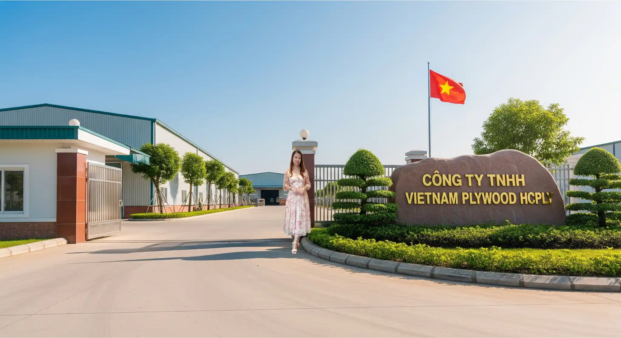 Vietnam plywood supplier HCPLY factory export production line
