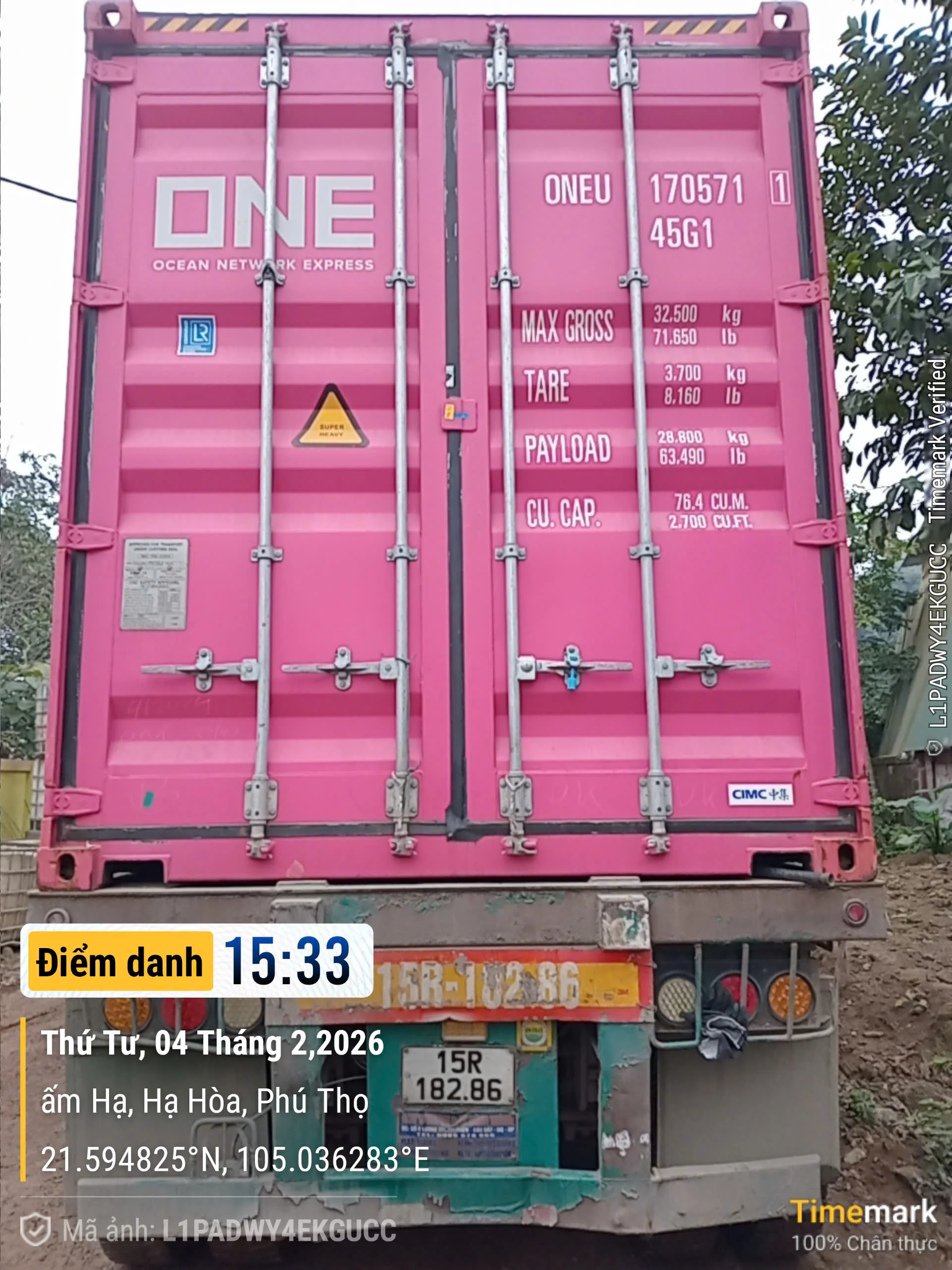 Plywood container loading 40HC Vietnam HCPLY factory