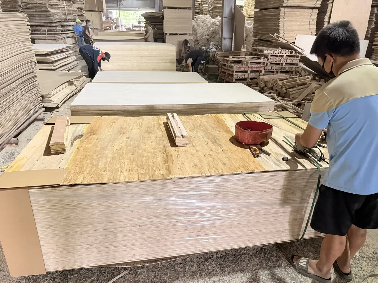 plywood manufacturing production line Vietnam factory hcply