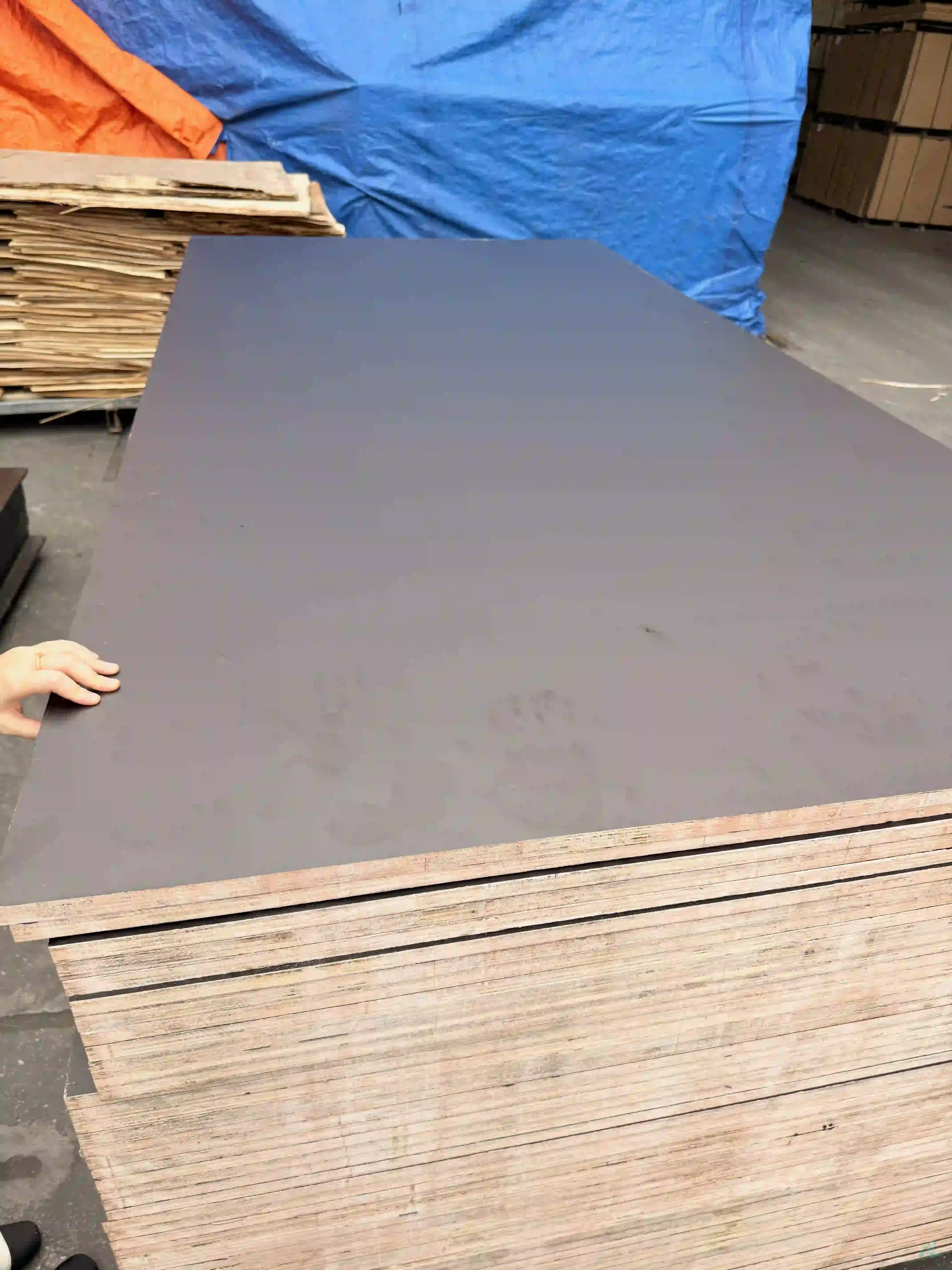 Film faced construction plywood Vietnam export factory HCPLY formwork