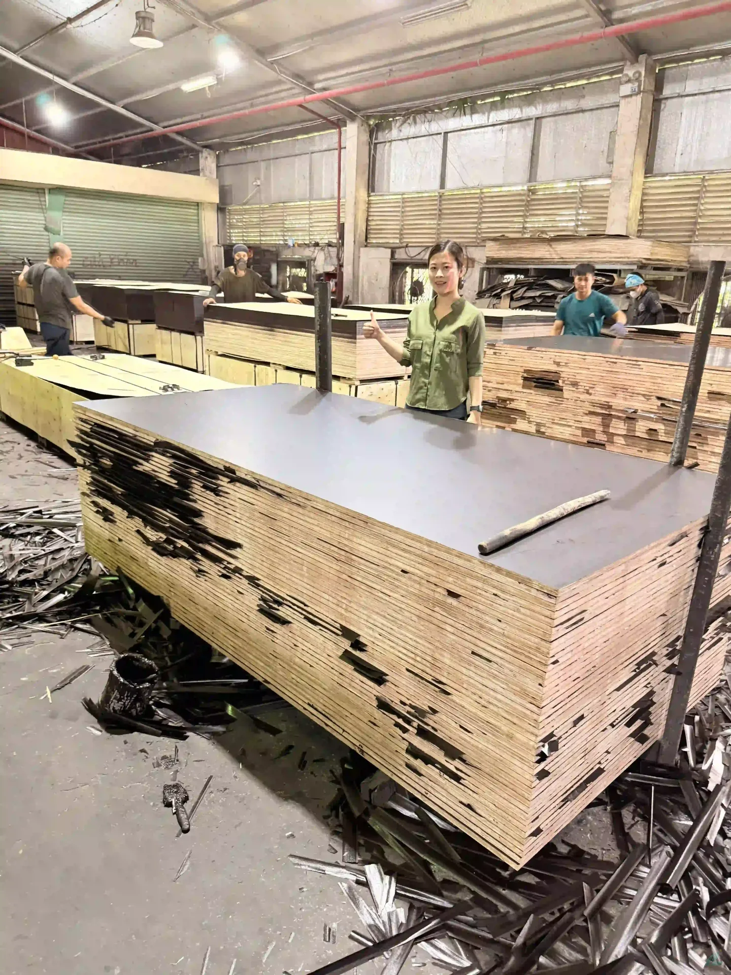 Film faced plywood Vietnam black brown export factory hcply 099
