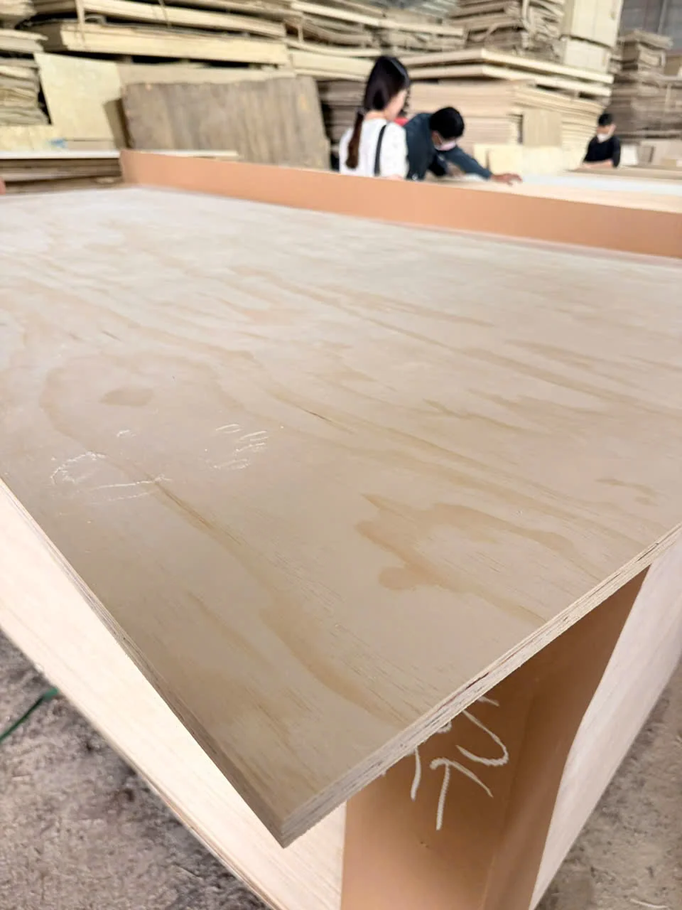 Pine plywood Vietnam softwood core export hcply 022
